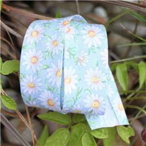 Bias Binding Flowers - Daisy Blue